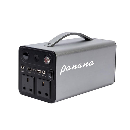 Panana Portable Power Station 333Wh/90000mAh Lithium Battery Backup Electronic Solar Generator 300W AC for Camping, RV, Outdoor Adventure, Emergency Power, Home and Off-Grid