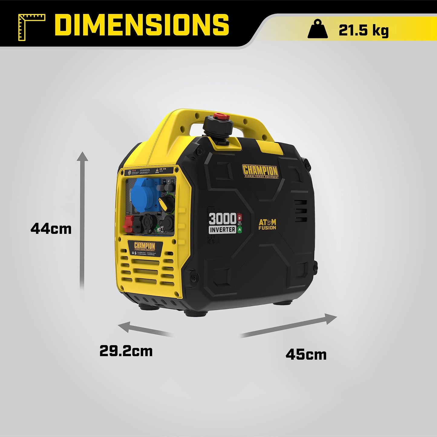 Champion Power Equipment's Atom Fusion 3000W Portable Dual Fuel Inverter Generator: The Ultimate Lightweight Powerhouse with CO2 Shield and Dual-Fuel Capability