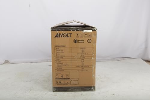 AIVOLT 1800W Petrol Inverter Generator 4 Stroke 80cc Engine Portable Silent Generator for Camping, Jobsites, Home Use-Pure Sine Wave, Super Lightweight