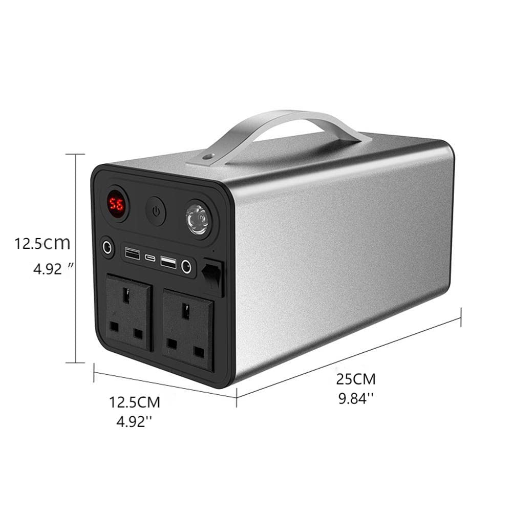 Panana Portable Power Station 333Wh/90000mAh Lithium Battery Backup Electronic Solar Generator 300W AC for Camping, RV, Outdoor Adventure, Emergency Power, Home and Off-Grid