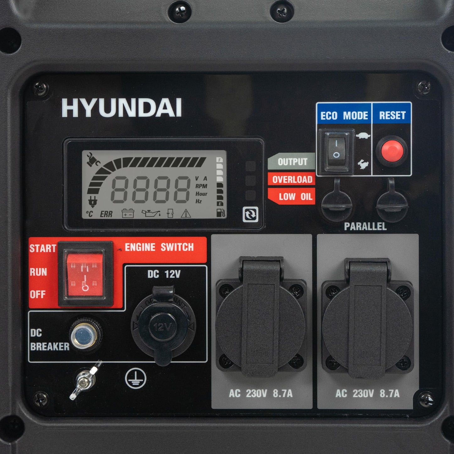 Hyundai 2200W / 2.2kW Petrol Inverter Generator, Pure Sine Wave Output, Lightweight, Quiet Running, 3 Year Warranty
